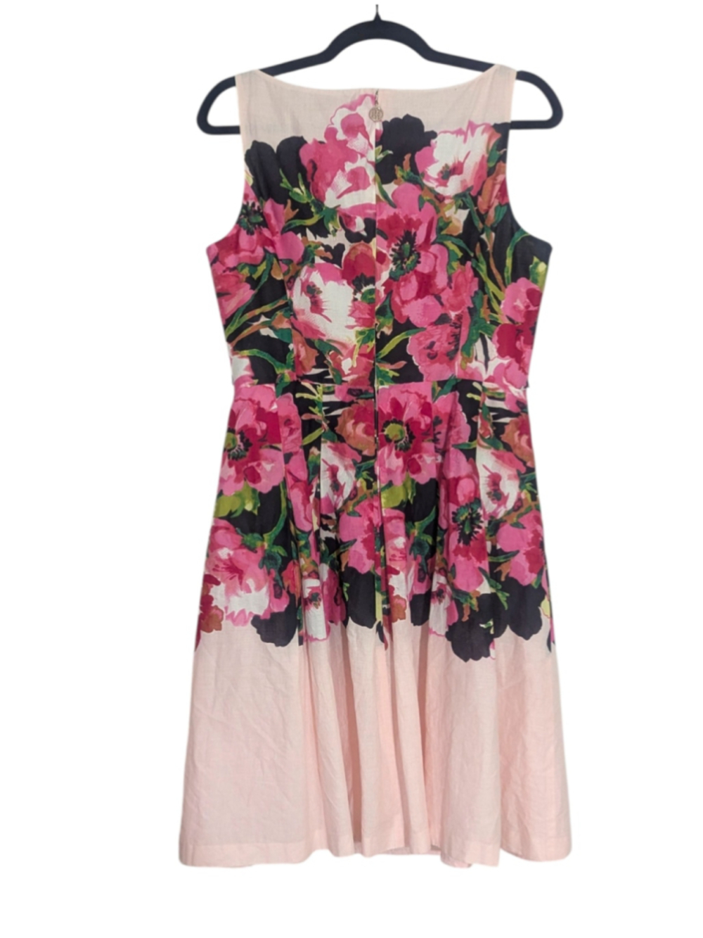 Tommy Hilfiger Pink Floral Sleeveless Dress Size 10 - Picture 3 of 16